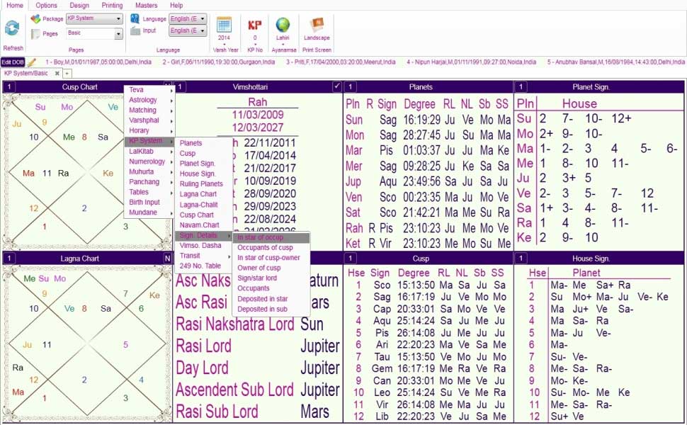 kp astrology software kp astrology software