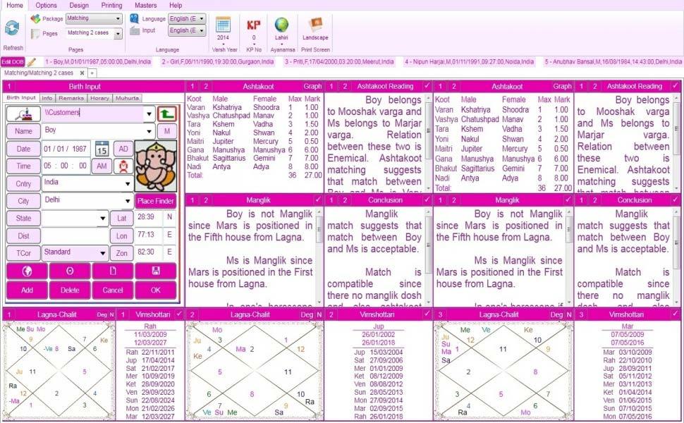 astrology match making software