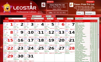 Leostar Professional (Best Astrology Software) | Page Option