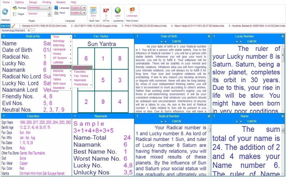 Leostar Best software for Numerology